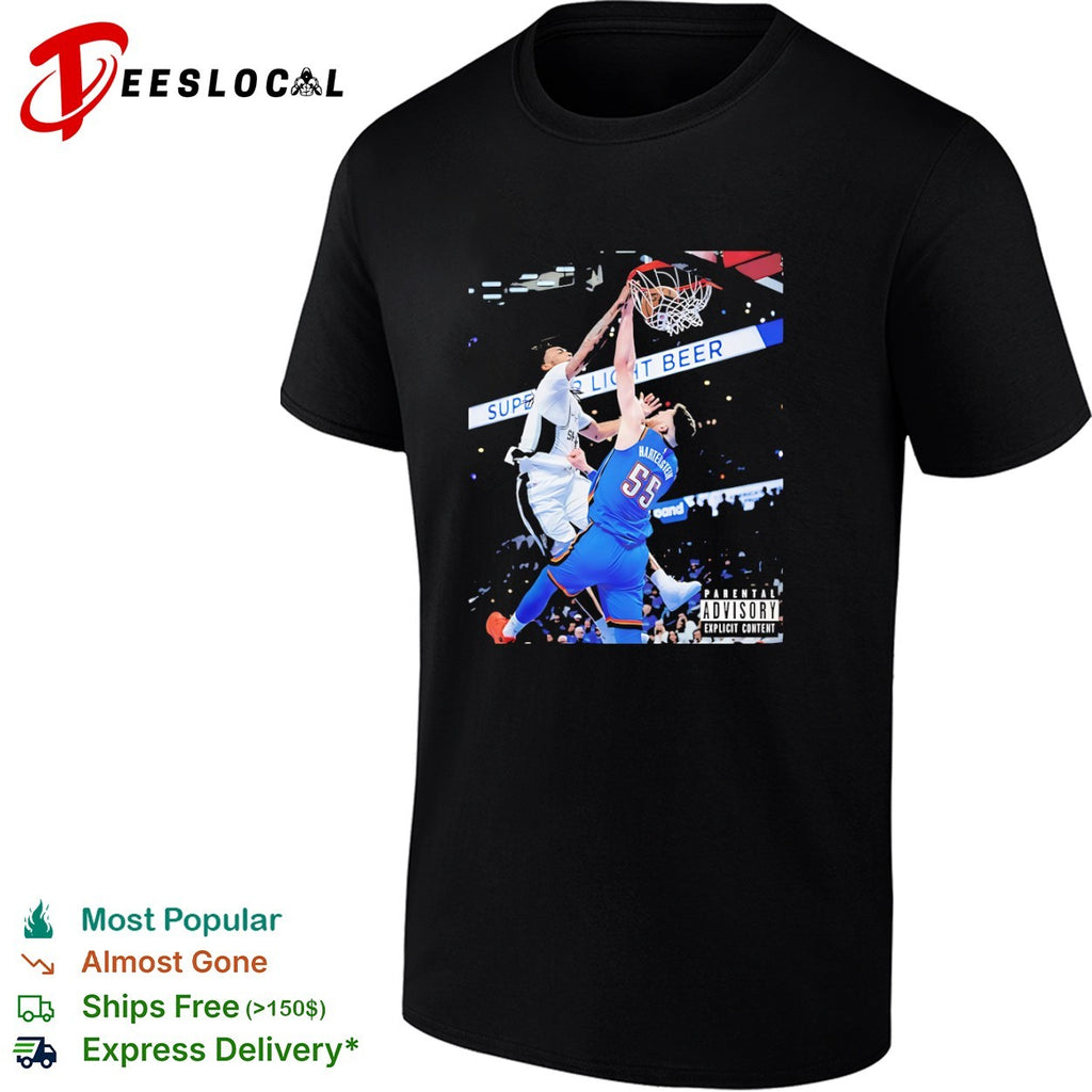 Isaiah Hartenstein Oklahoma City Thunder vs San Antonio Spurs NBA shirt