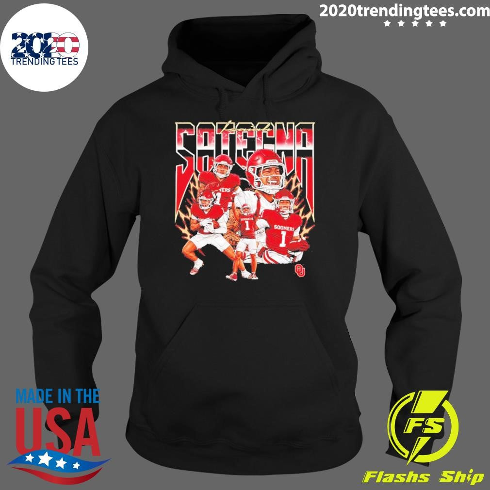 Isaiah Sategna Iii Oklahoma Sooners Football Collage Graphic Shirt