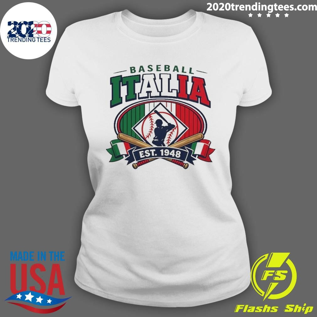 Italia Baseball Heritage Est 1948 Shirt