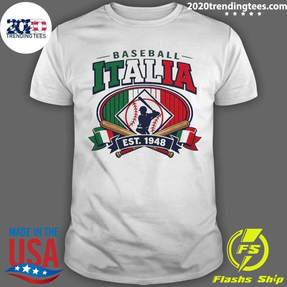 Italia Baseball Heritage Est 1948 Shirt