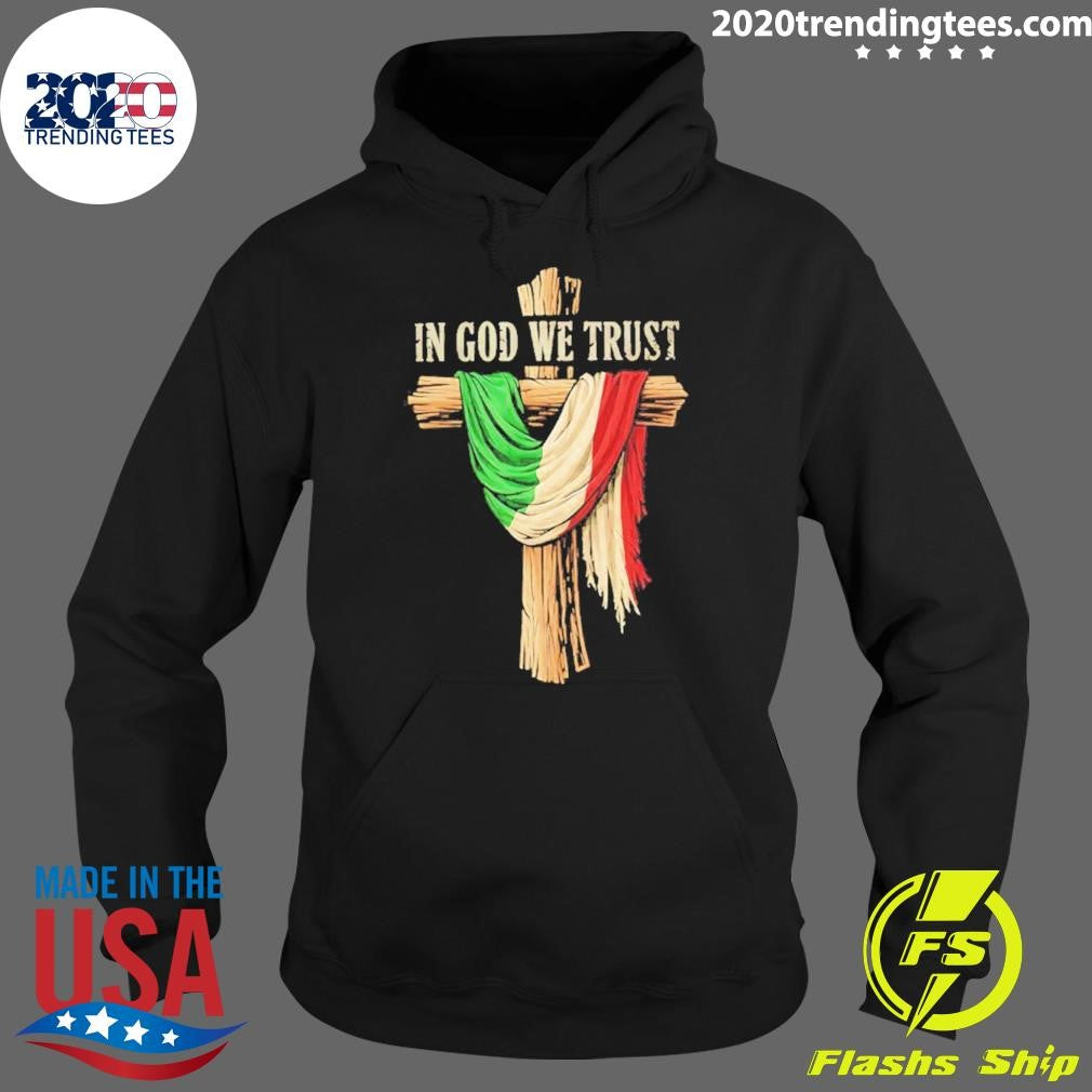 Italian Cross In God We Trust Shirt