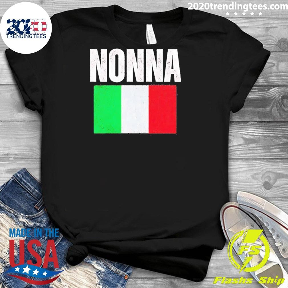 Italian Nonna Italy Flag Shirt