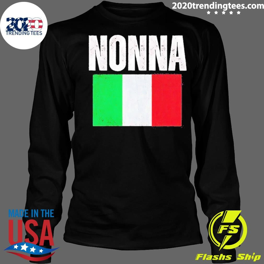 Italian Nonna Italy Flag Shirt