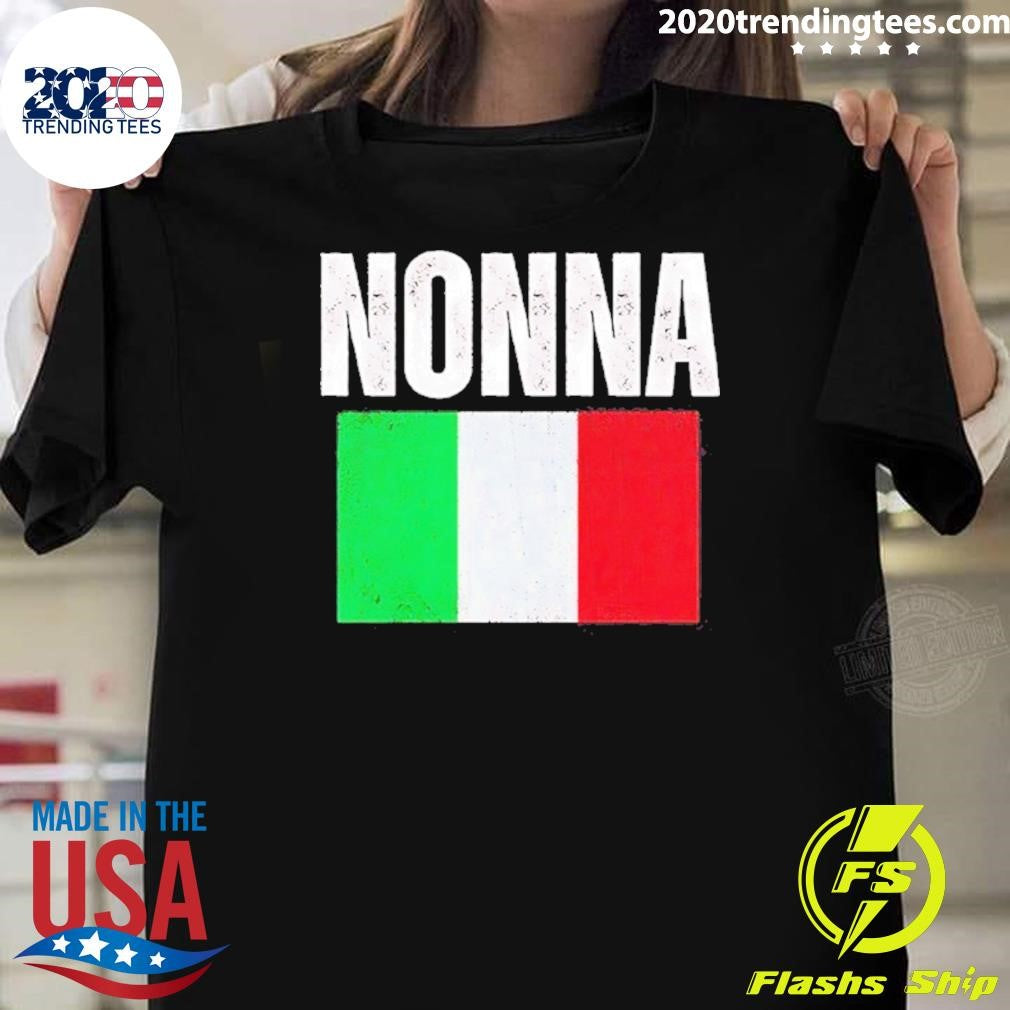 Italian Nonna Italy Flag Shirt