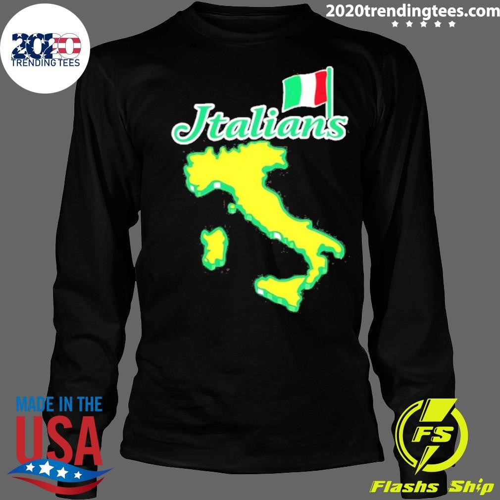 Italians Golf Italy Map And Flag Shirt