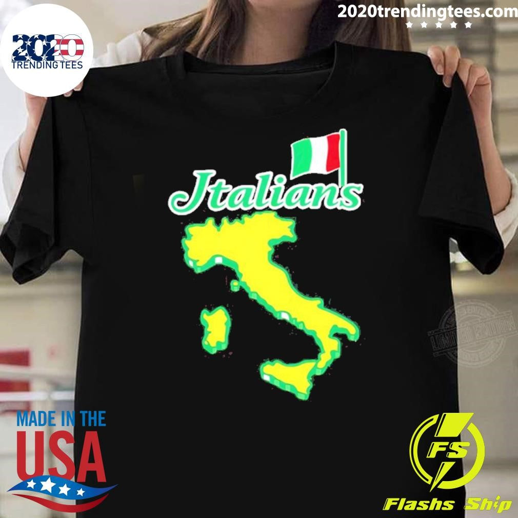 Italians Golf Italy Map And Flag Shirt
