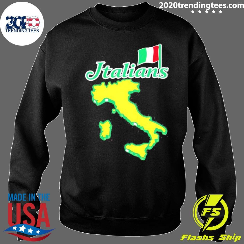 Italians Golf Italy Map And Flag Shirt