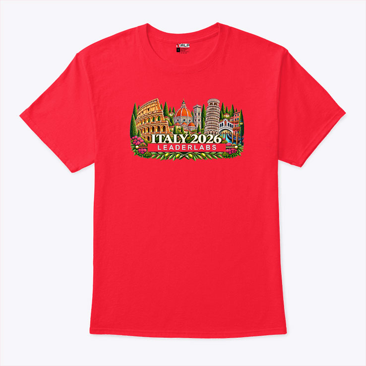 Italy 2026 Leaderlabs T Shirt