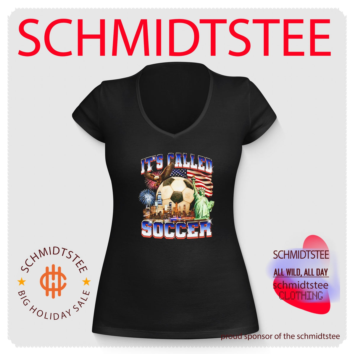 It’s Called Soccer with American Flag and Statue of Liberty shirt