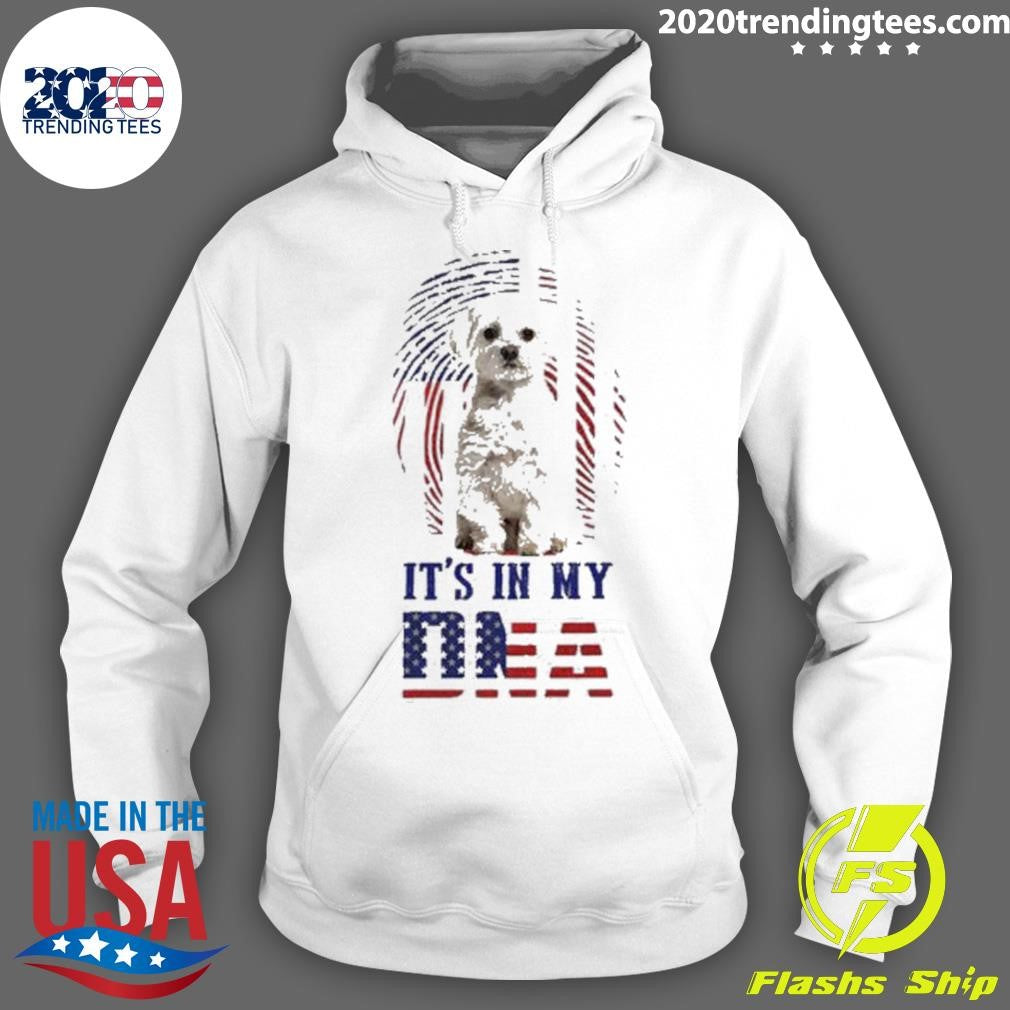It’s In My Dna Dog American Flag Shirt