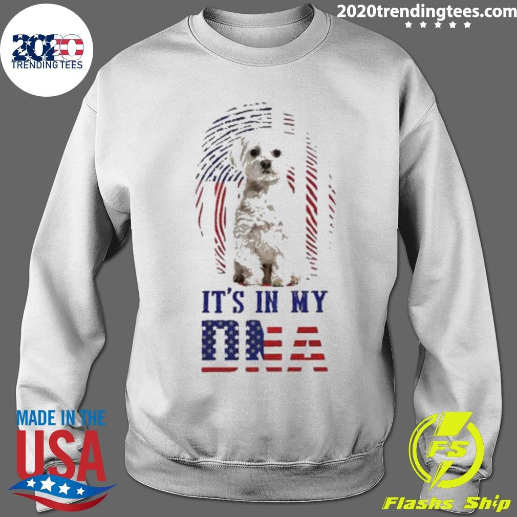 It’s In My Dna Dog American Flag Shirt