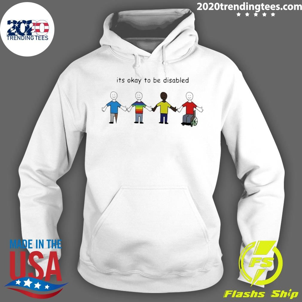 It’s Okay To Be Disabled Paint Shirt