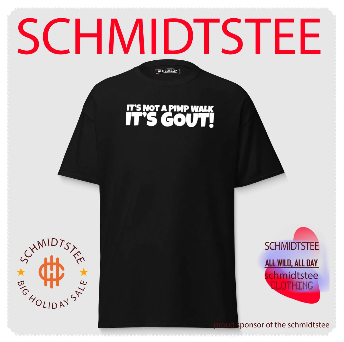 It’s not a pimp walk it’s out shirt