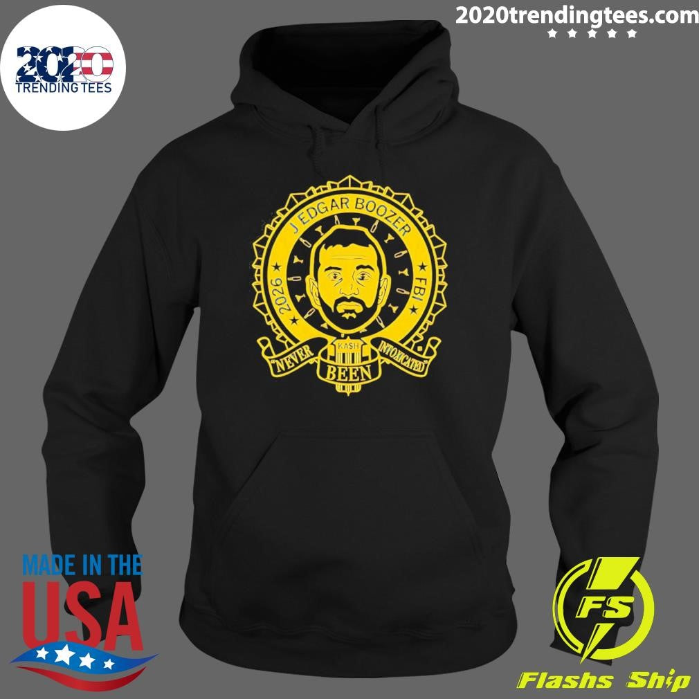 J Edgar Boozer Fbi 2026 Never Been Intoxicated Retro Shirt