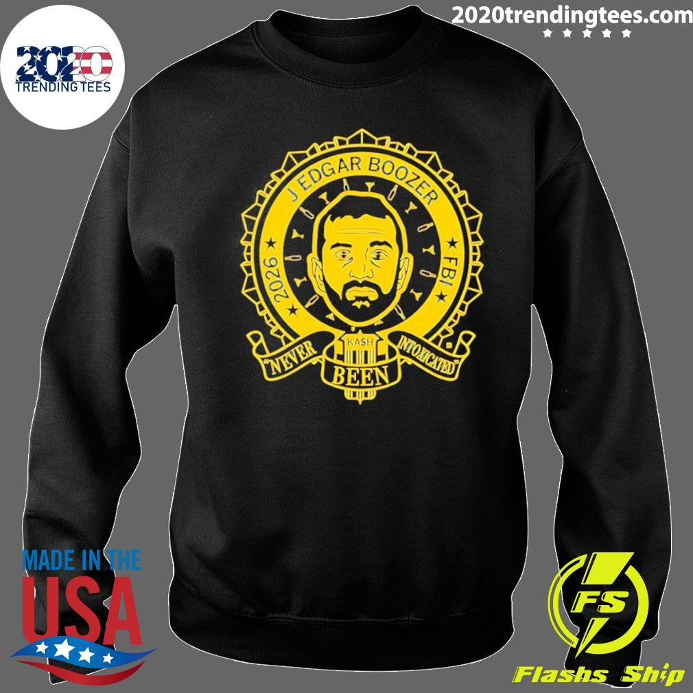 J Edgar Boozer Fbi 2026 Never Been Intoxicated Retro Shirt