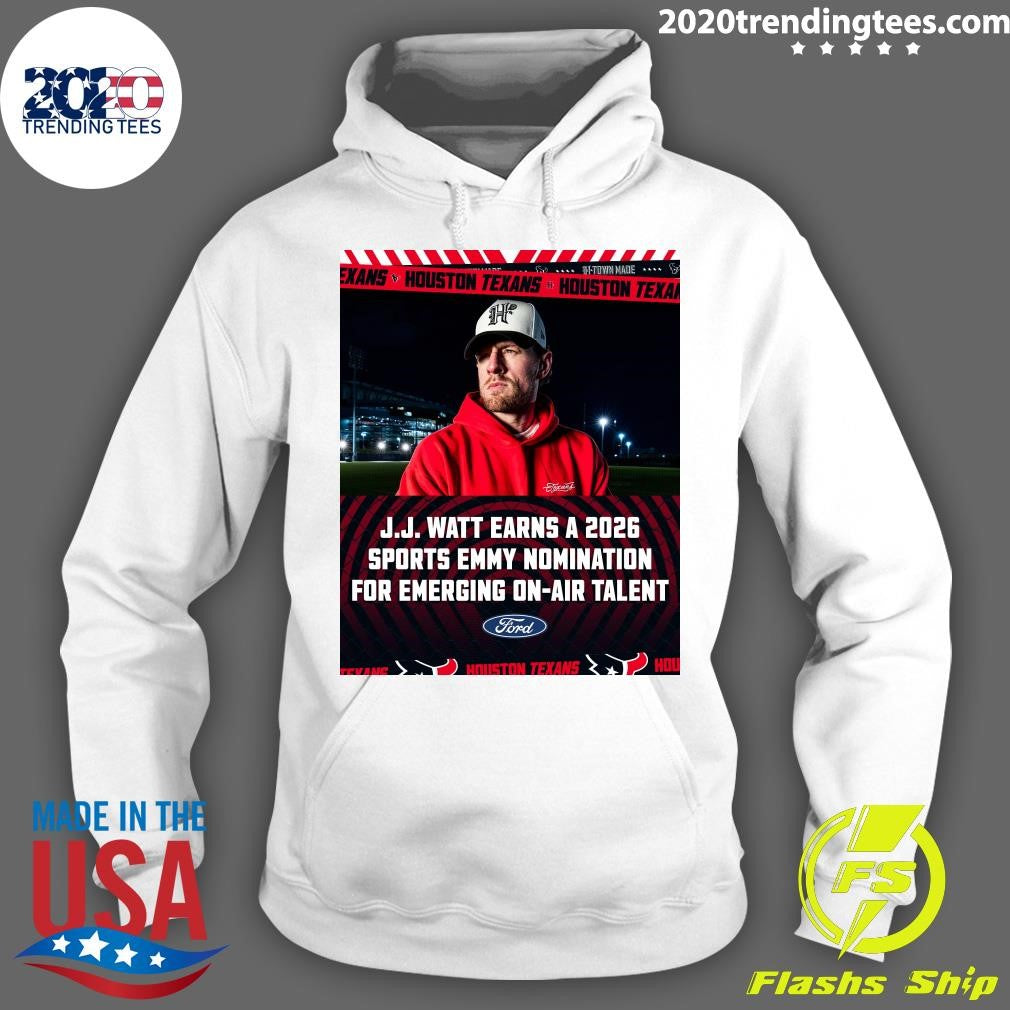 J.J. Watt Earns A 2026 Sports Emmy Nomination For Emerging On-Air Talent Shirt