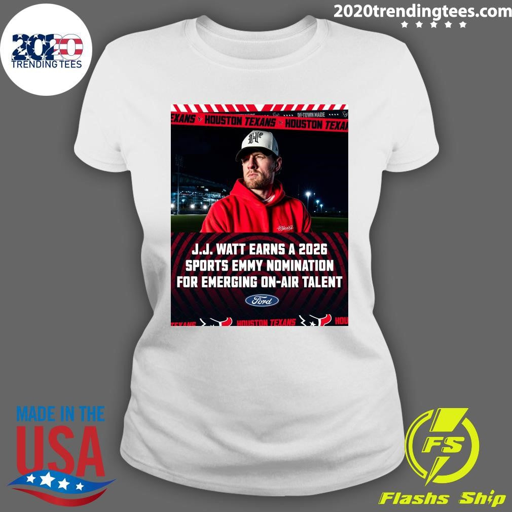 J.J. Watt Earns A 2026 Sports Emmy Nomination For Emerging On-Air Talent Shirt