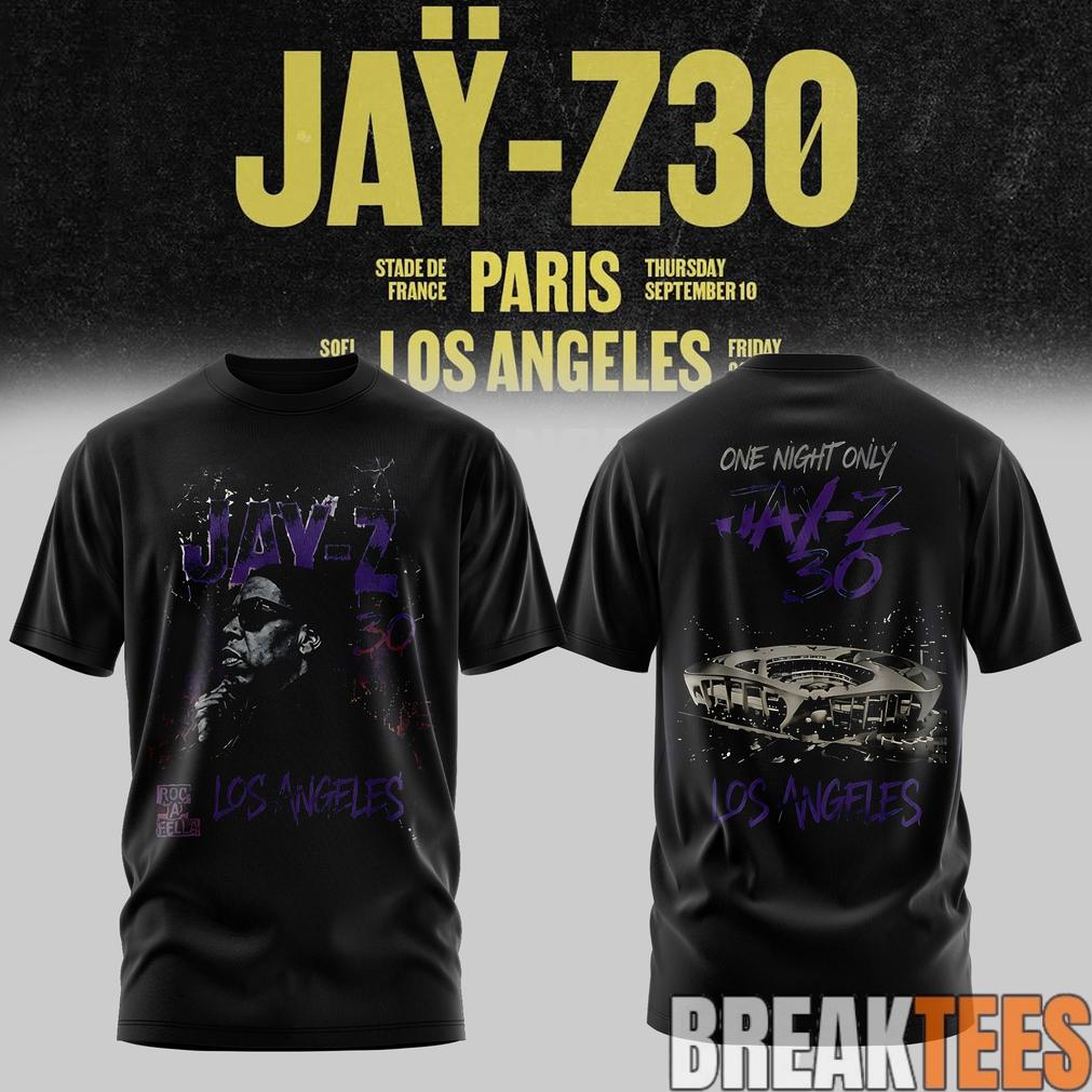 JAŸ-Z 30 Show Los Angeles 2026 Edition Tee