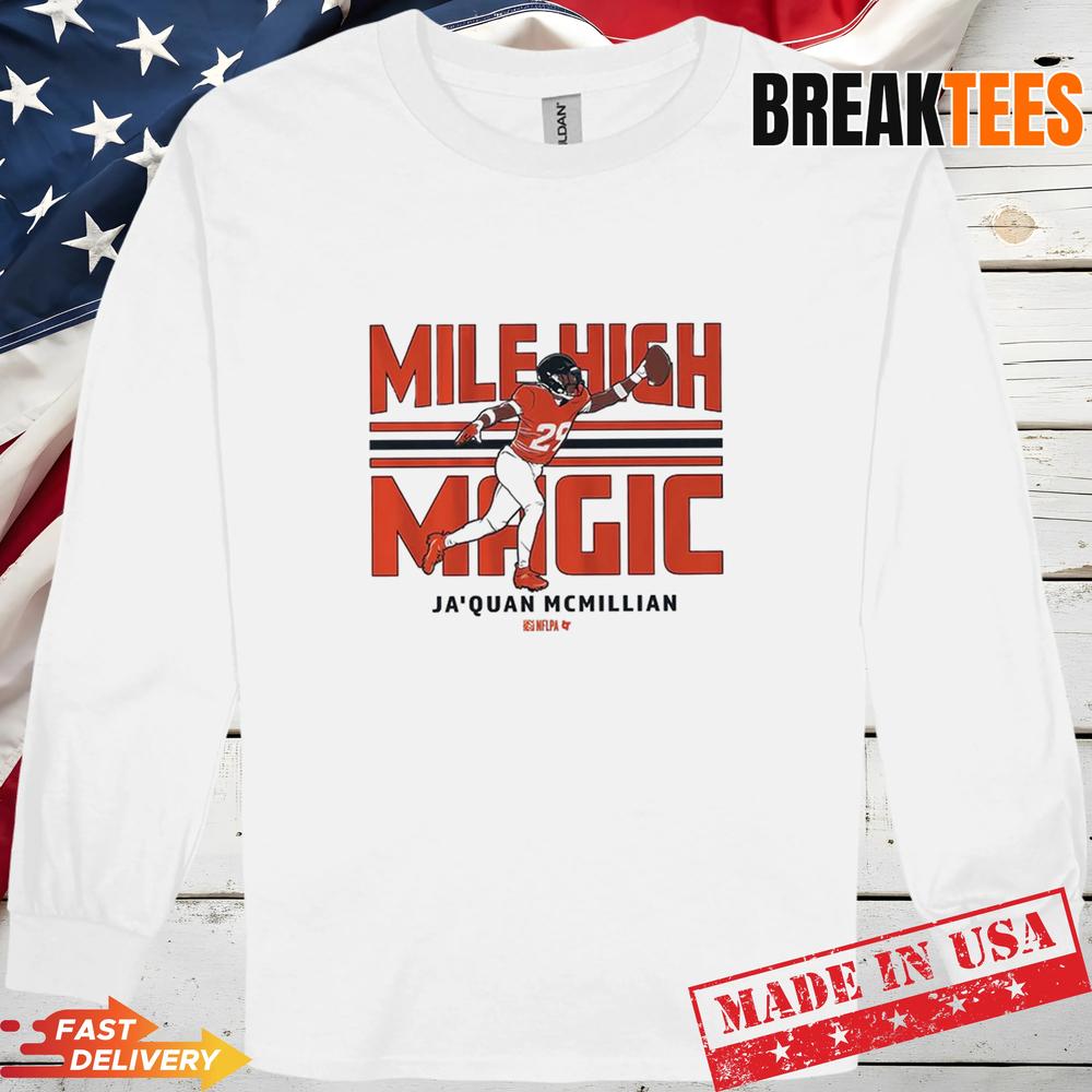 Ja’Quan McMillian Mile High Magic Denver Football Graphic Shirt