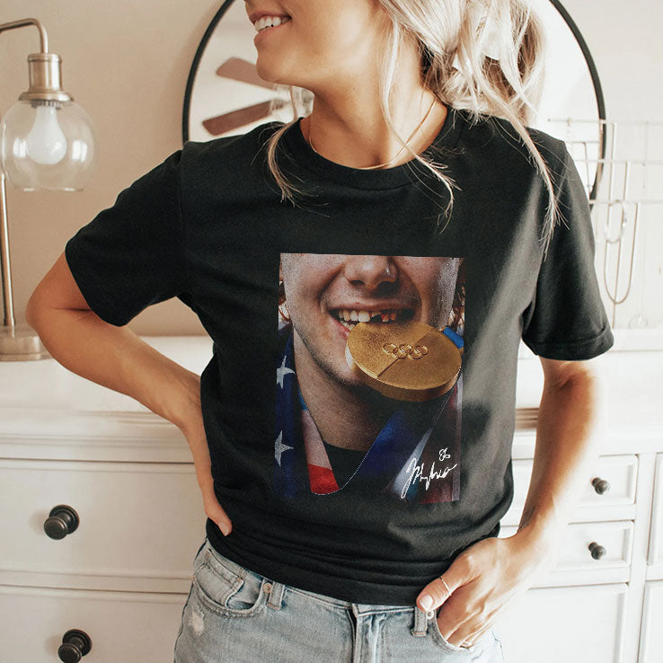 Jack Hughes Team USA Hockey Tee Shirt