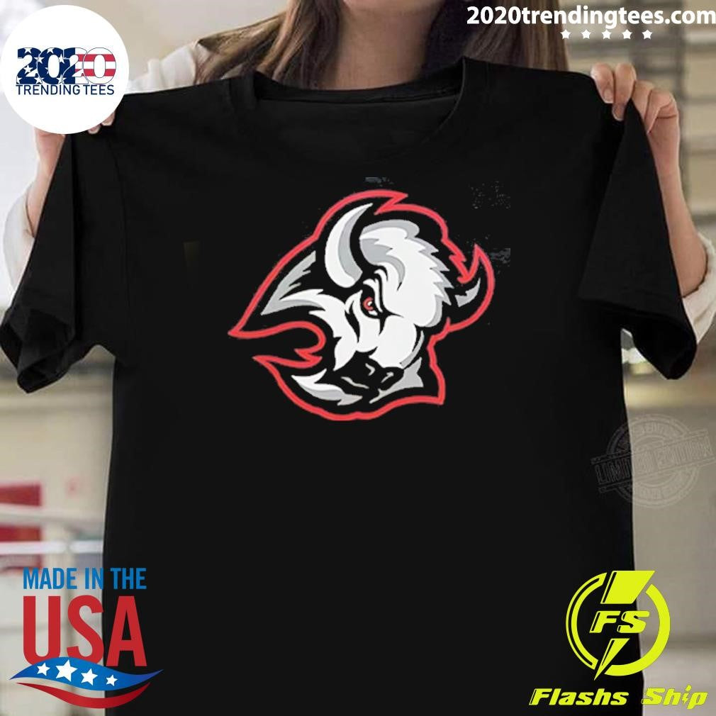 Jack Quinn Buffalo Sabres 2026 Logo 2 Sided Shirt