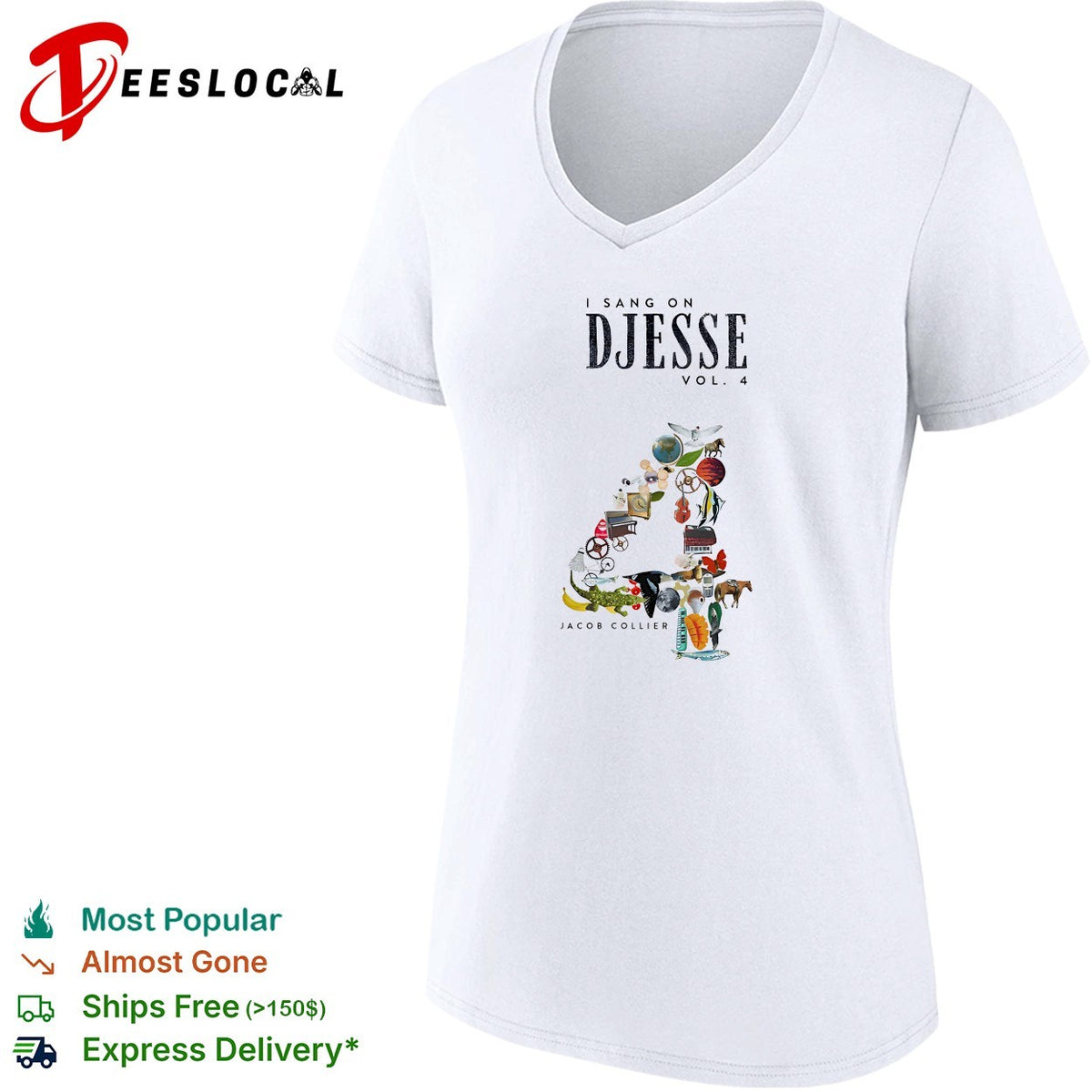 Jacob Collier I sang on Djesse Vol 4 collage shirt