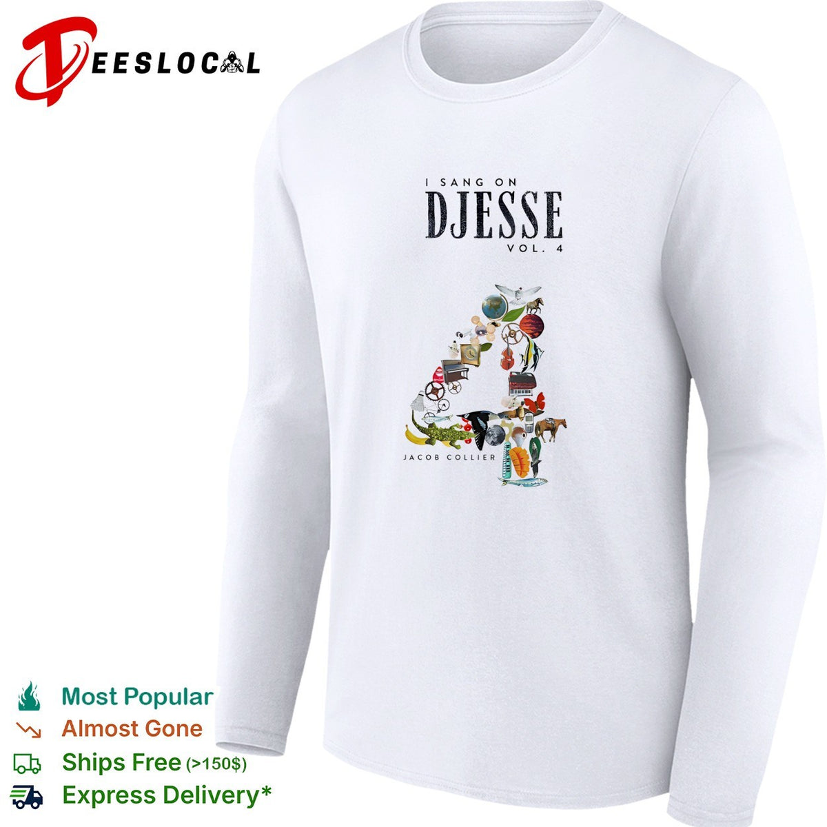 Jacob Collier I sang on Djesse Vol 4 collage shirt