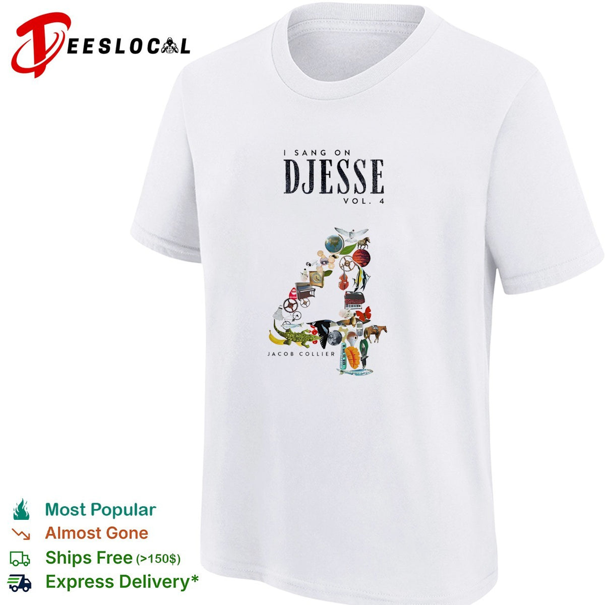 Jacob Collier I sang on Djesse Vol 4 collage shirt