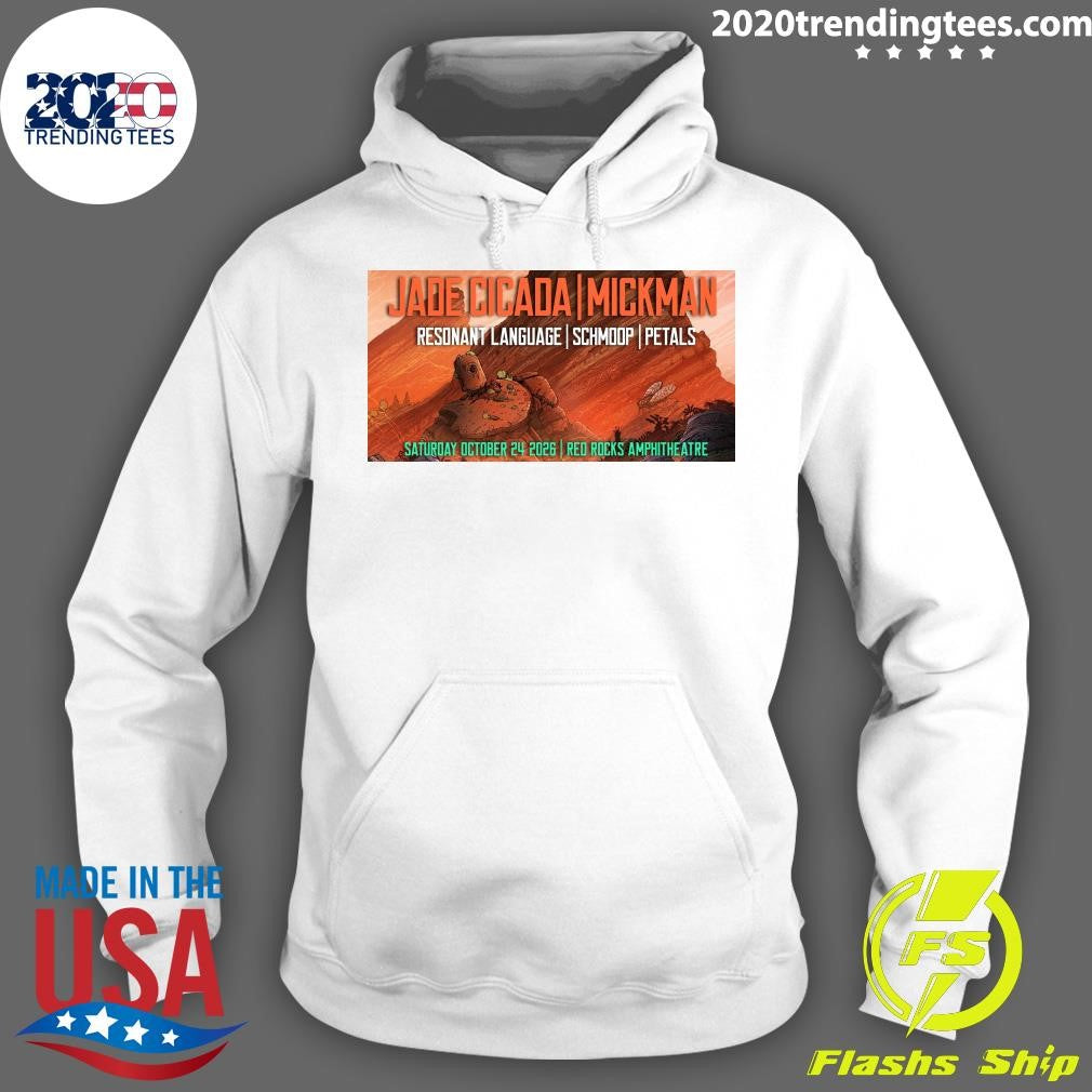 Jade Cicada And Mickman October 24 2026 Red Rocks Amphitheatre Show Shirt