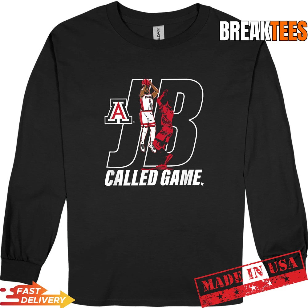 Jaden Bradley JB Called Game Arizona Wildcats Basketball T-Shirt