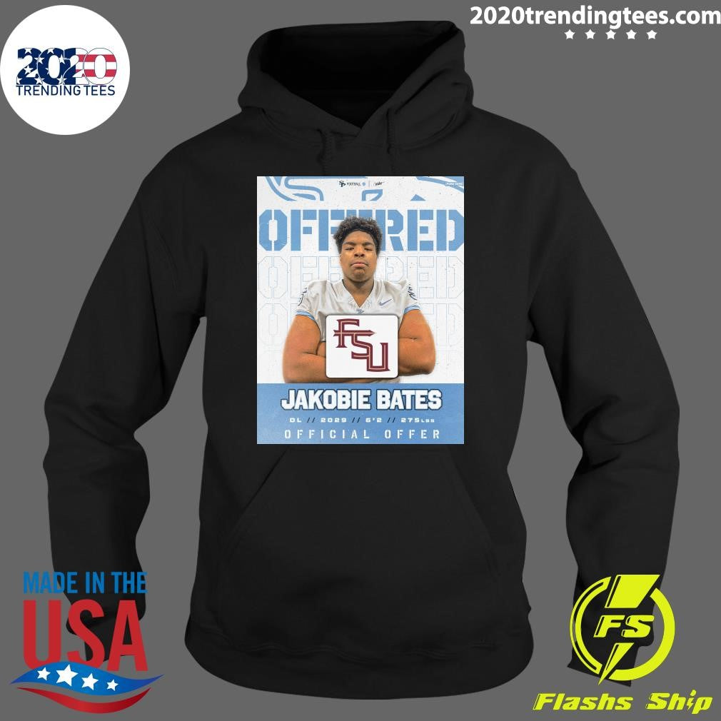 Jag Nation Congrats go out to our 28 DL Jakobie Bates for earning an offer from FSU Shirt