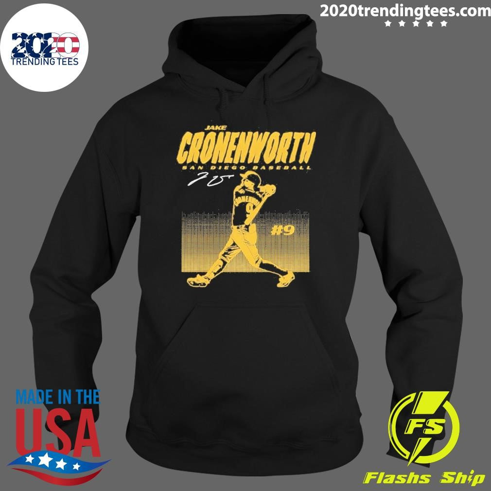 Jake Cronenworth 9 San Diego Padres Slugger Swing Signature Shirt