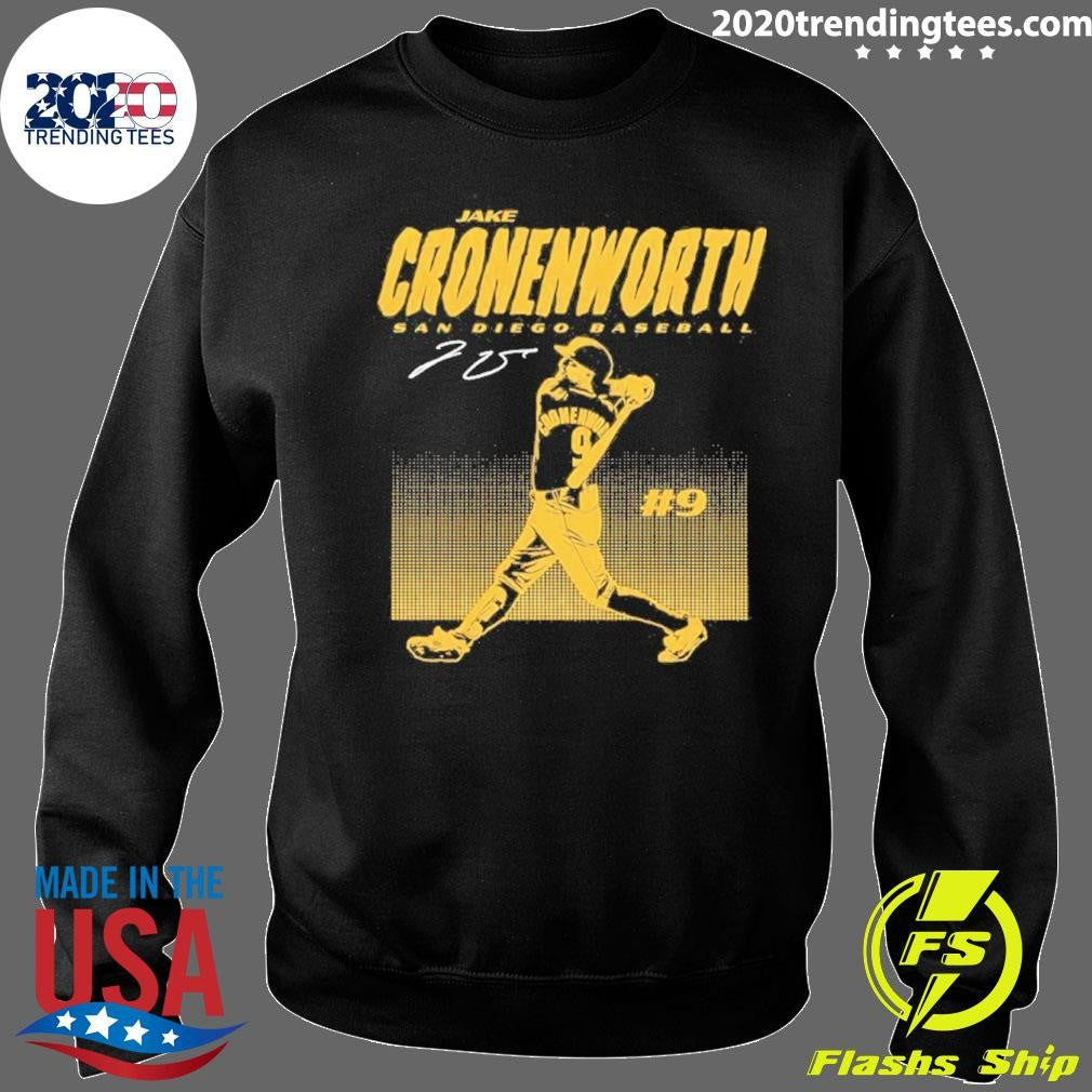 Jake Cronenworth 9 San Diego Padres Slugger Swing Signature Shirt