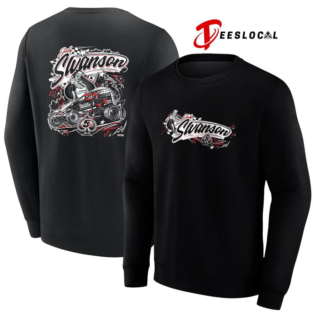 Jake Swanson car racing graphic shirt