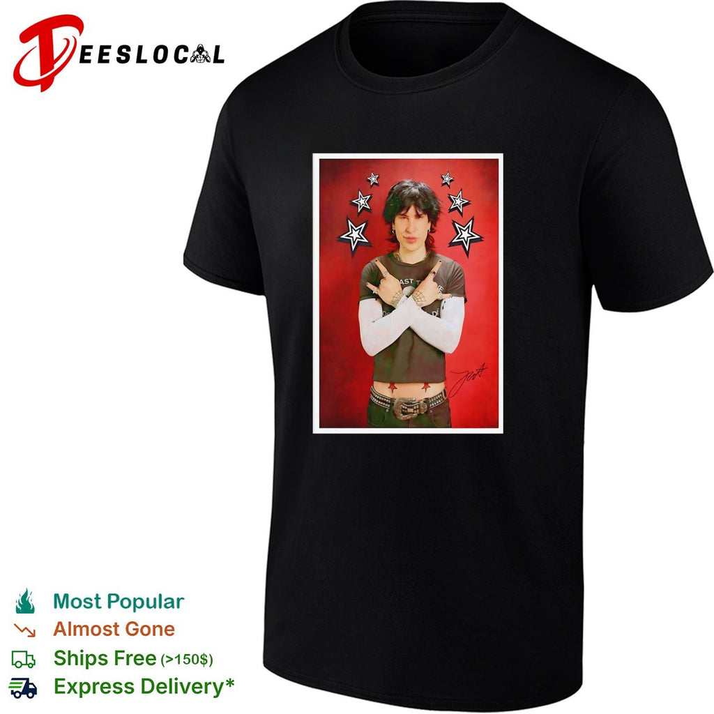 Jake Webber 2026 Stars Poster Signed portrait shirt