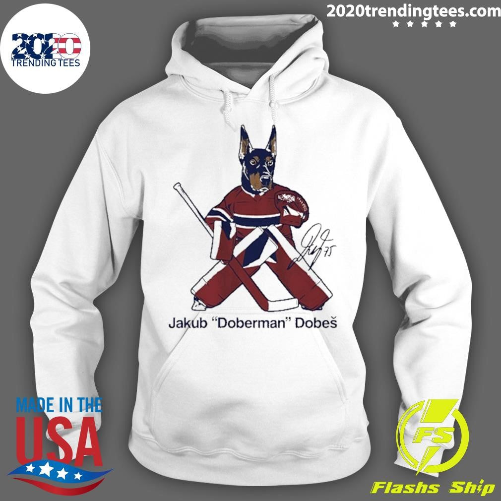 Jakub Dobeš Doberman Nickname Montreal Canadiens Signature Shirt