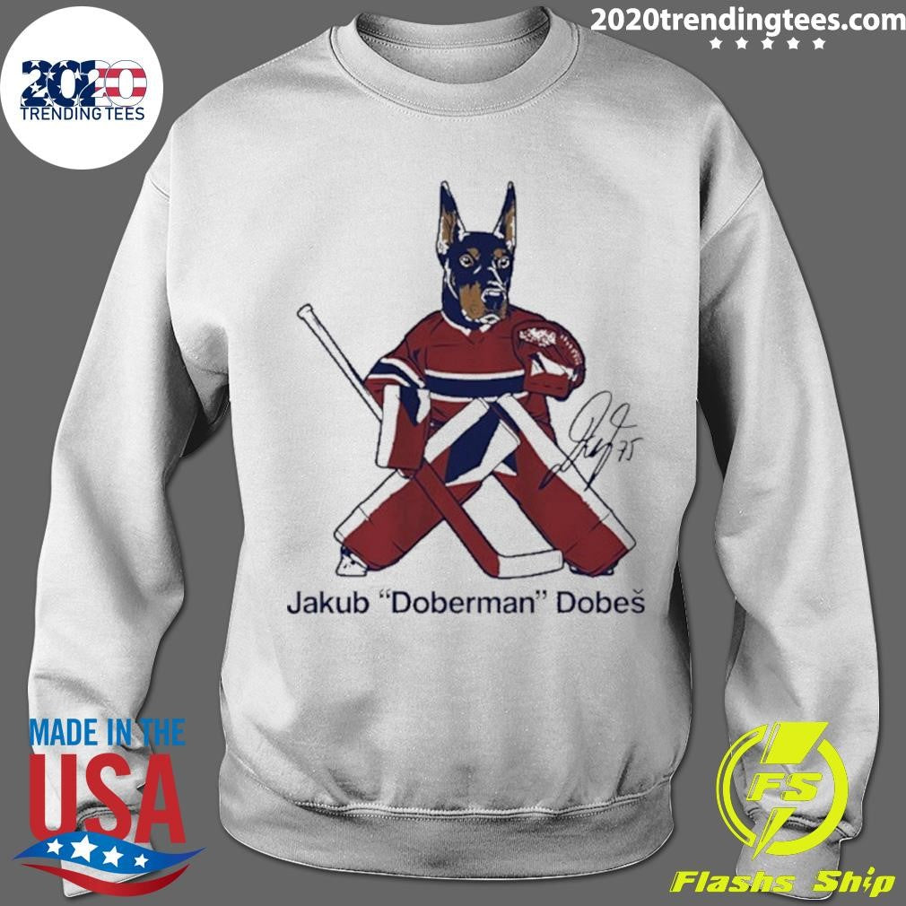 Jakub Dobeš Doberman Nickname Montreal Canadiens Signature Shirt