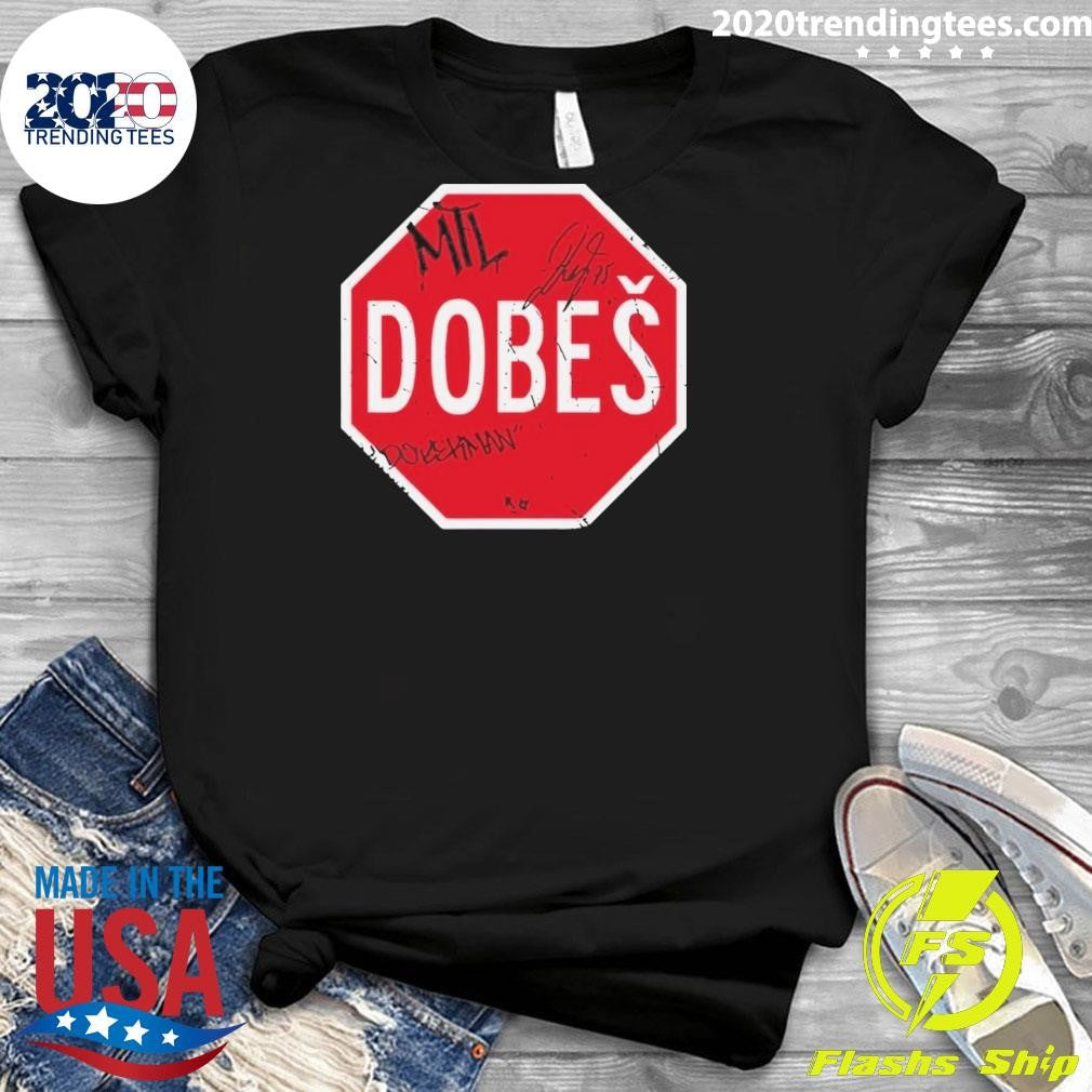 Jakub Dobeš Stop Sign 2026 Signature Shirt