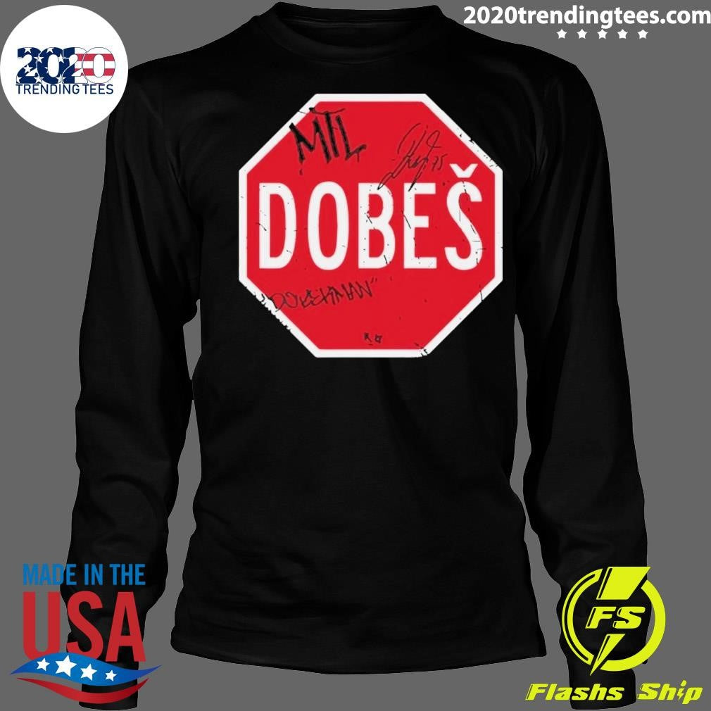 Jakub Dobeš Stop Sign 2026 Signature Shirt
