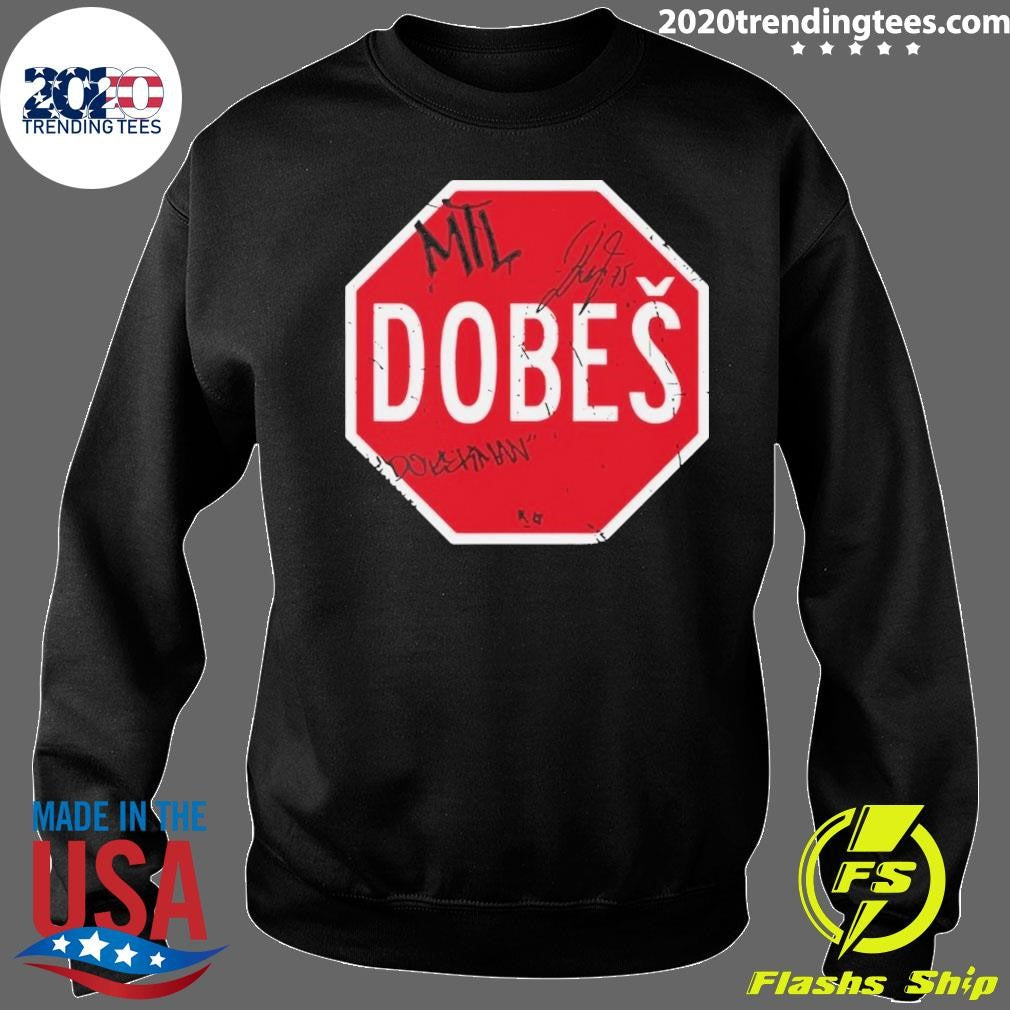 Jakub Dobeš Stop Sign 2026 Signature Shirt