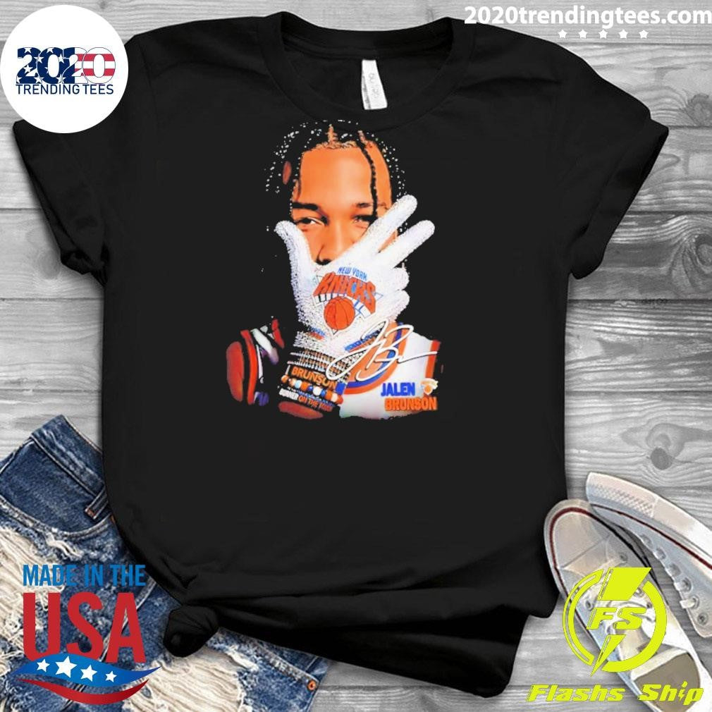 Jalen Brunson 2026 Iceman Burner On The Town Signature Shirt