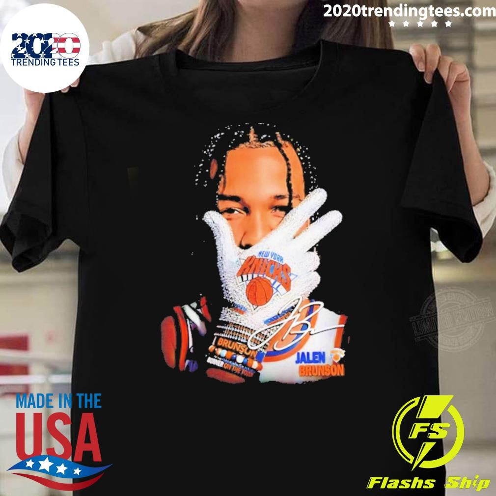 Jalen Brunson 2026 Iceman Burner On The Town Signature Shirt