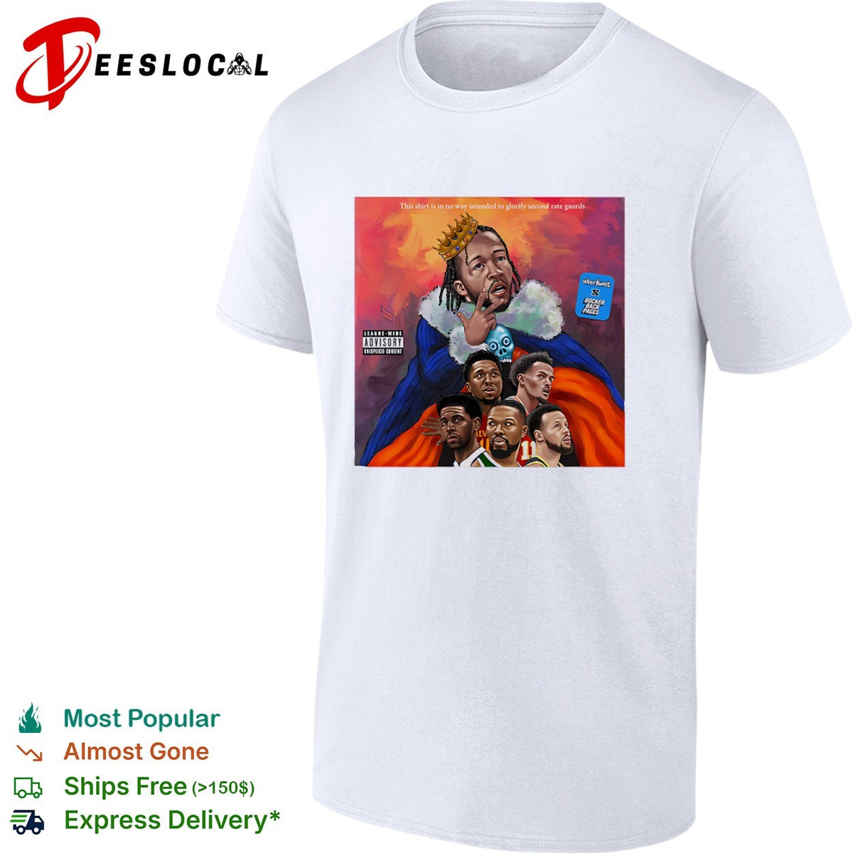 Jalen Brunson Donovan Mitchell Trae Young Damian Lillard Stephen Curry shirt