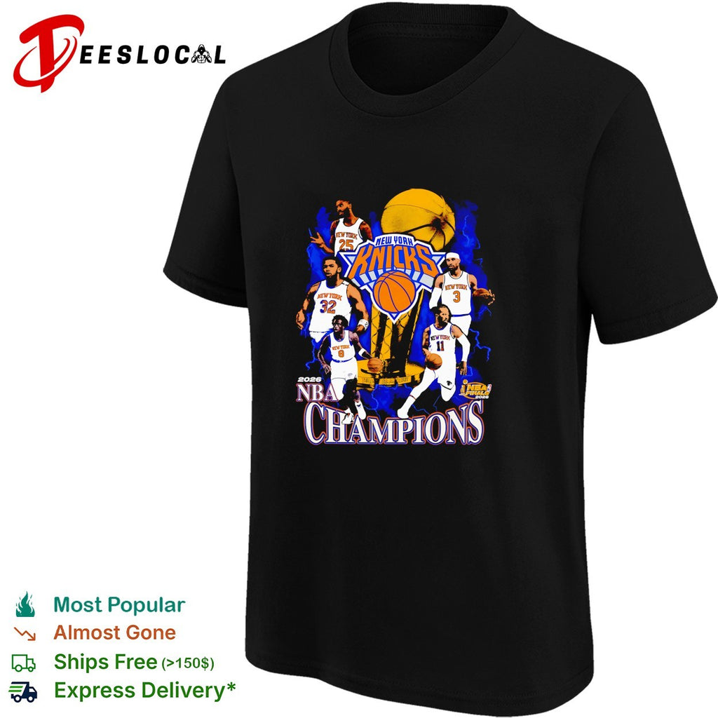 Jalen Brunson Karl-Anthony Towns Mikal Bridges Josh Hart Anunoby Knicks 2026 shirt