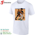 Jalen Brunson Knicks vs Victor Wemby San Antonio Spurs cartoon shirt