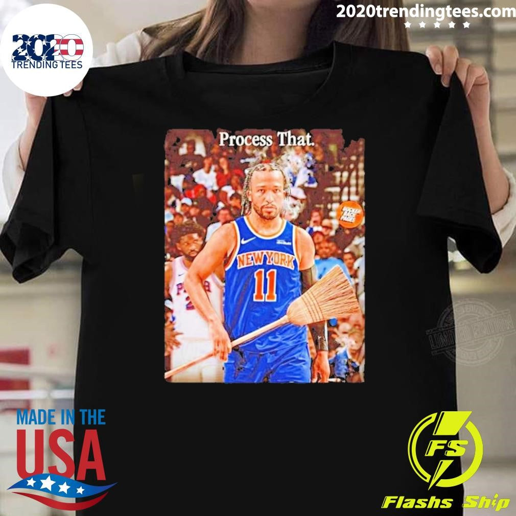 Jalen Brunson Process That Sweep Nba Playoffs Shirt