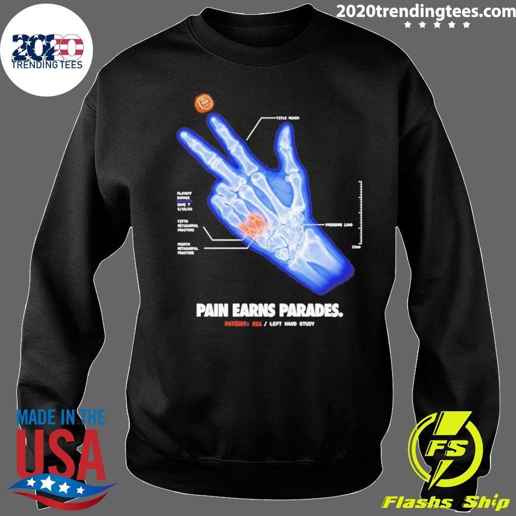 Jalen Brunson X-ray Pain Earns Parades Left Hand Study Shirt