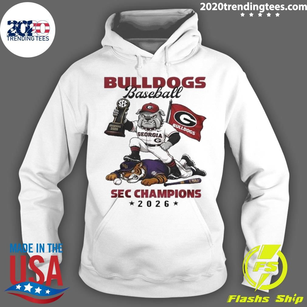 Jalen Georgia Bulldogs 2026 Ncaa Sec Champions Mascot Shirt