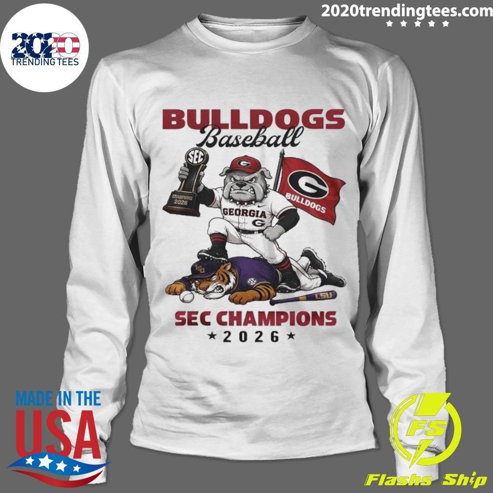 Jalen Georgia Bulldogs 2026 Ncaa Sec Champions Mascot Shirt