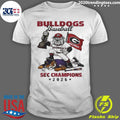 Jalen Georgia Bulldogs 2026 Ncaa Sec Champions Mascot Shirt